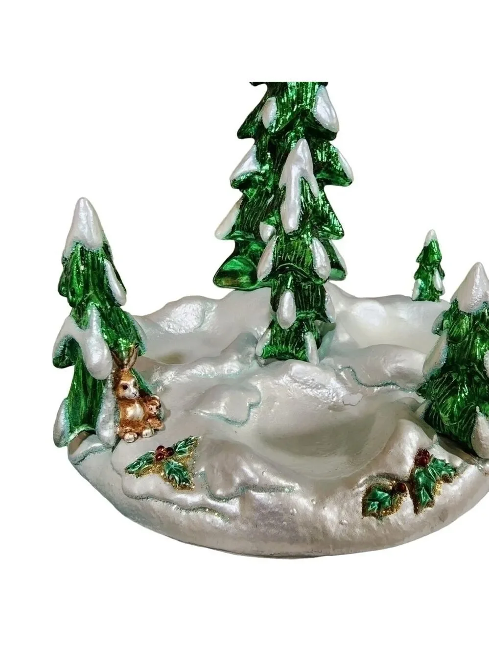 Waterford Holiday Heirloom Winter Tree snowy scene decor Village